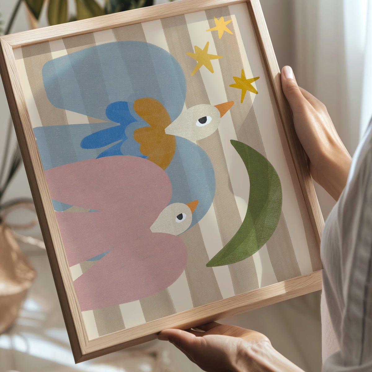 Whimsical Bird Nursery Print