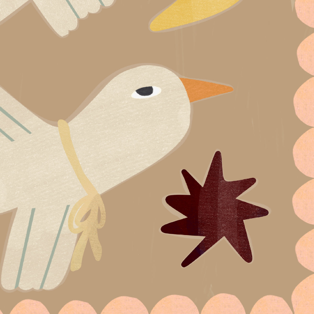 Woodland Bird Nursery Print